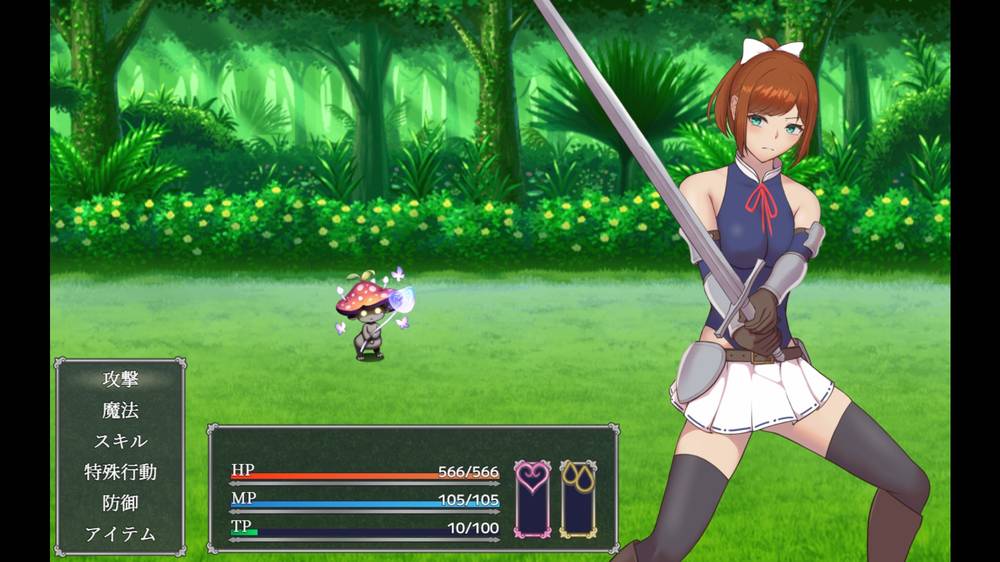 【戦闘エロ】シエラの淫らな異変調査 -女剣士はソロでイク- 体験版感想