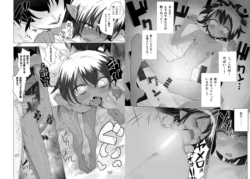 【ふたなり】褐色悪魔にメス穴開けて孕ませる本 感想レビュー