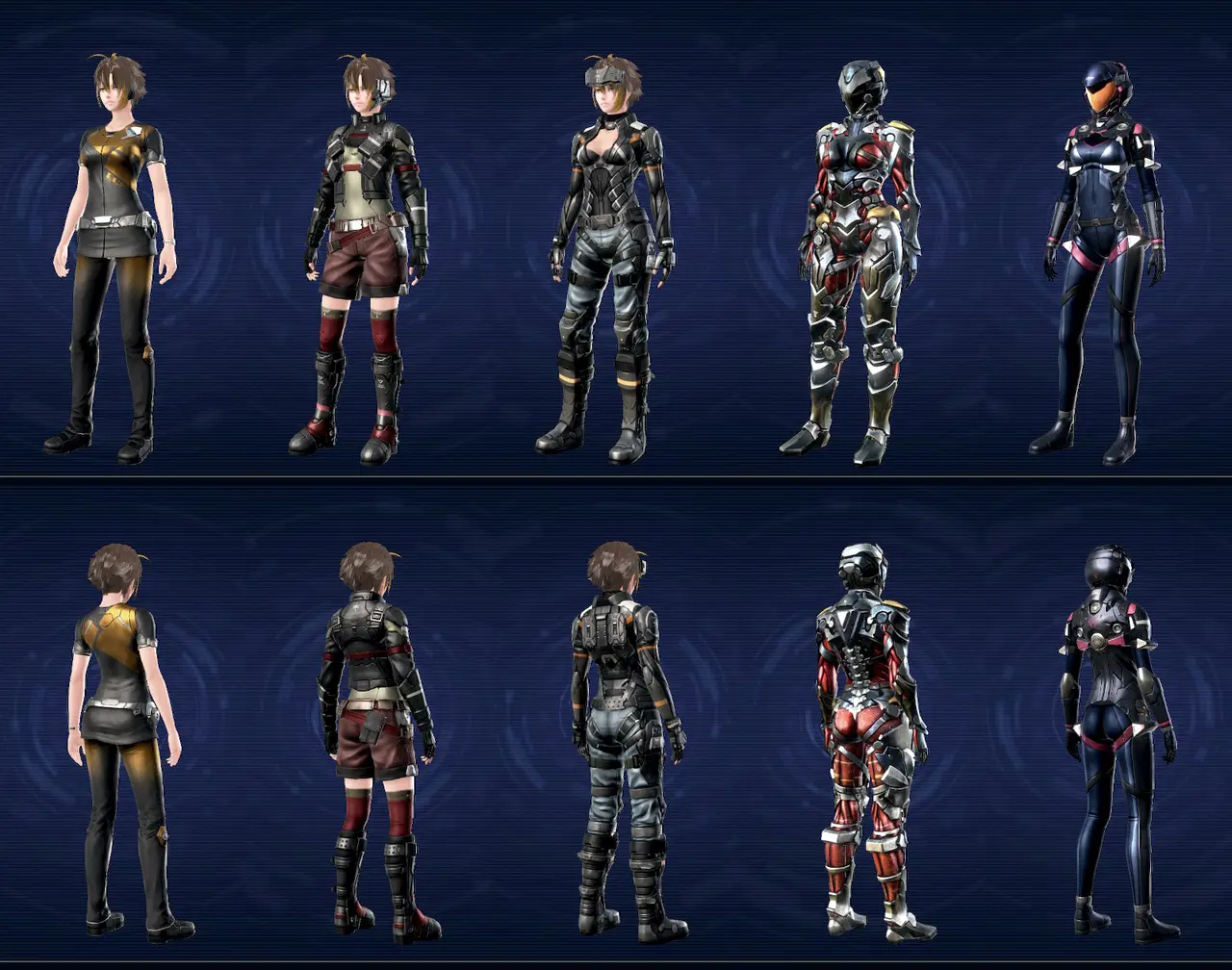 【ゼノブレイドクロス】ファッション装備参考用まとめ画像 各社ゴッド装備